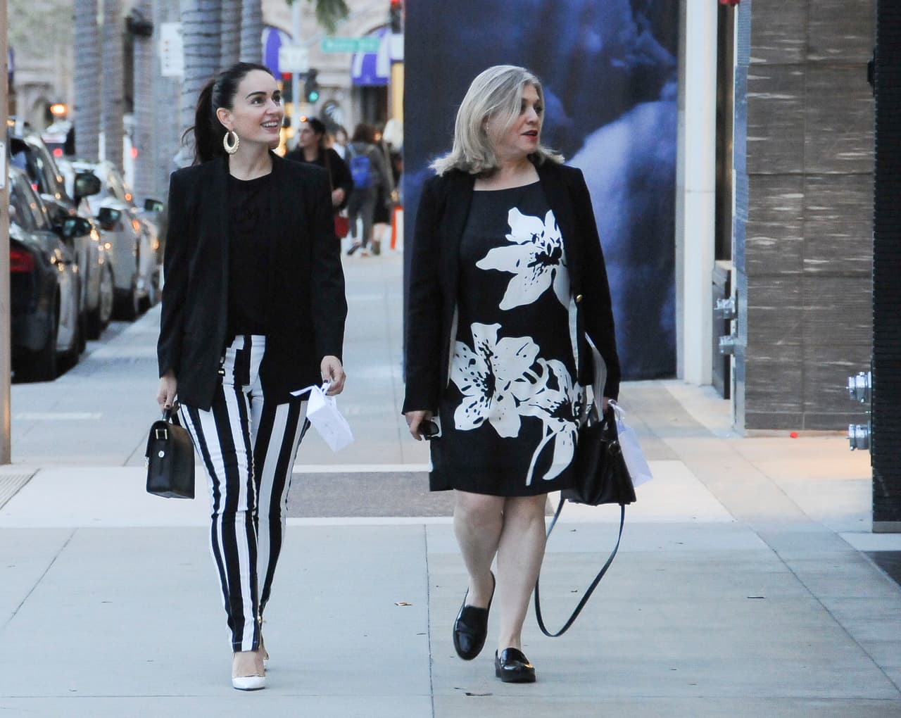 Iba acompañada de su madre, Nena.