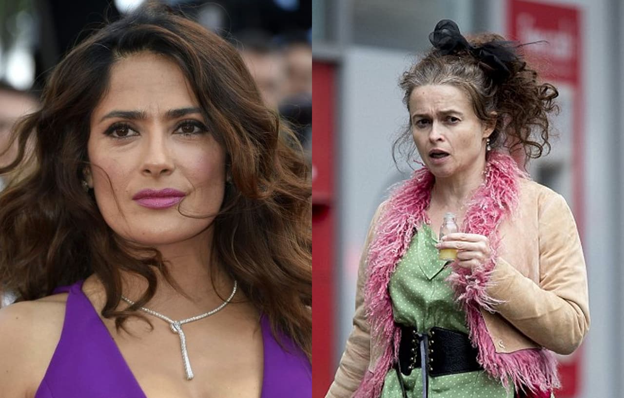 Salma Hayek VS Helena Bonham Carter. Edad:50.