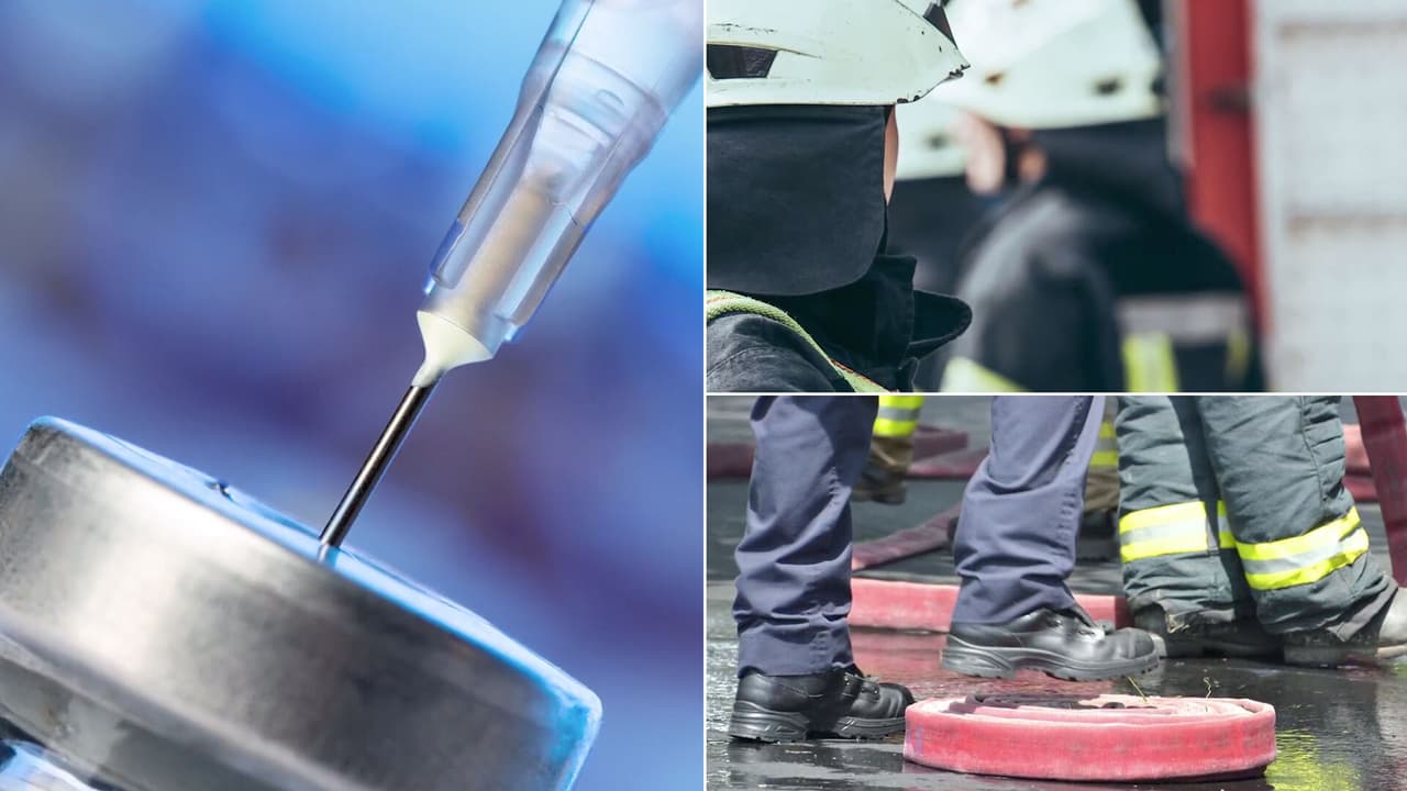 Bombero se baja el pantalón y protesta de una forma "inapropiada" ante la orden de vacunarse contra el covid-19