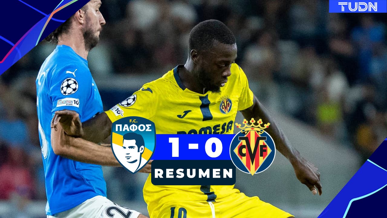 Resumen | ¡Campanada! Pafos vence a Villarreal y se mete a zona de calificación