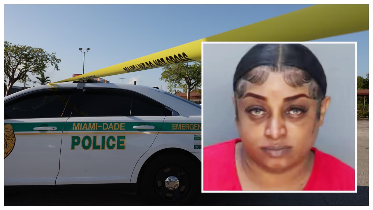 Arrestan a oficial de la policía de Miami-Dade acusada de sacar una pistola y agredir a su exnovio