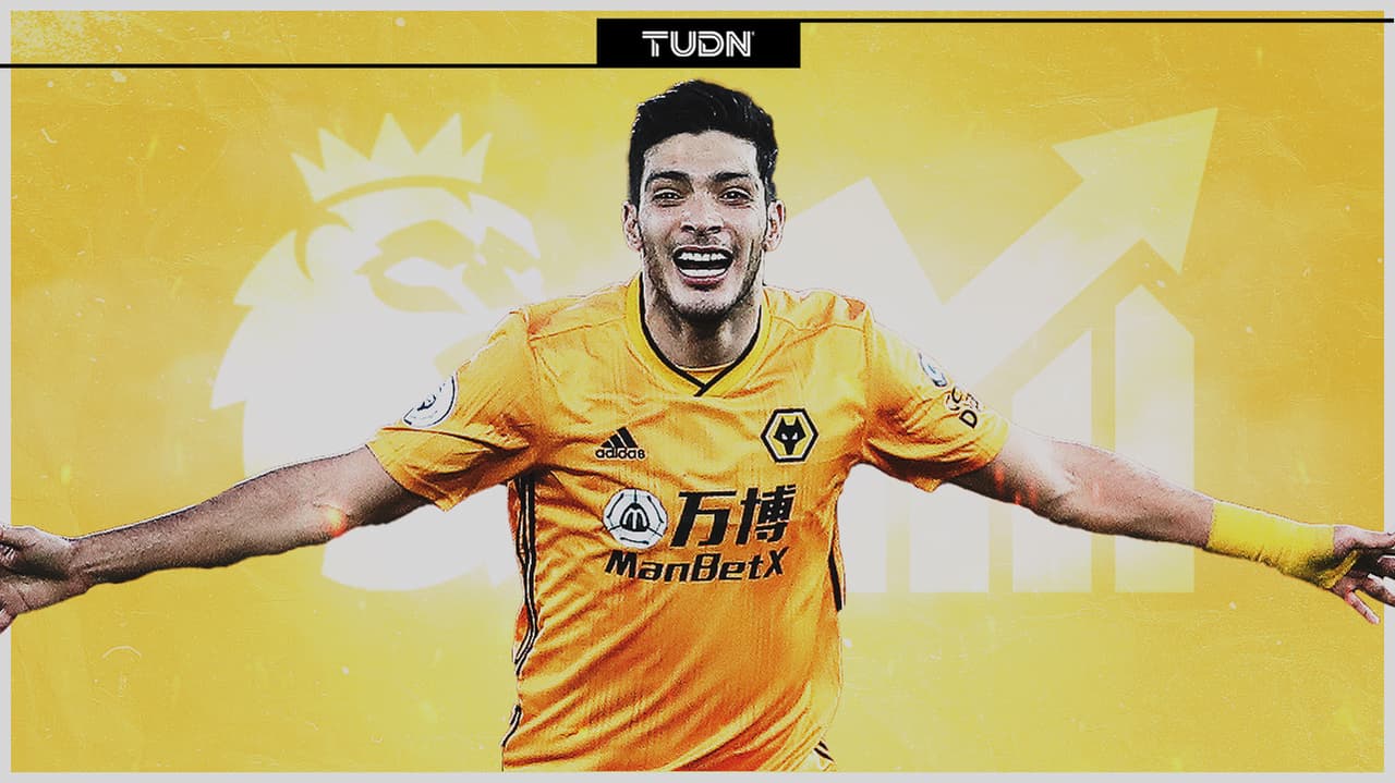 Raúl Jiménez, top 5 en seis de ocho estadísticas con Wolverhampton