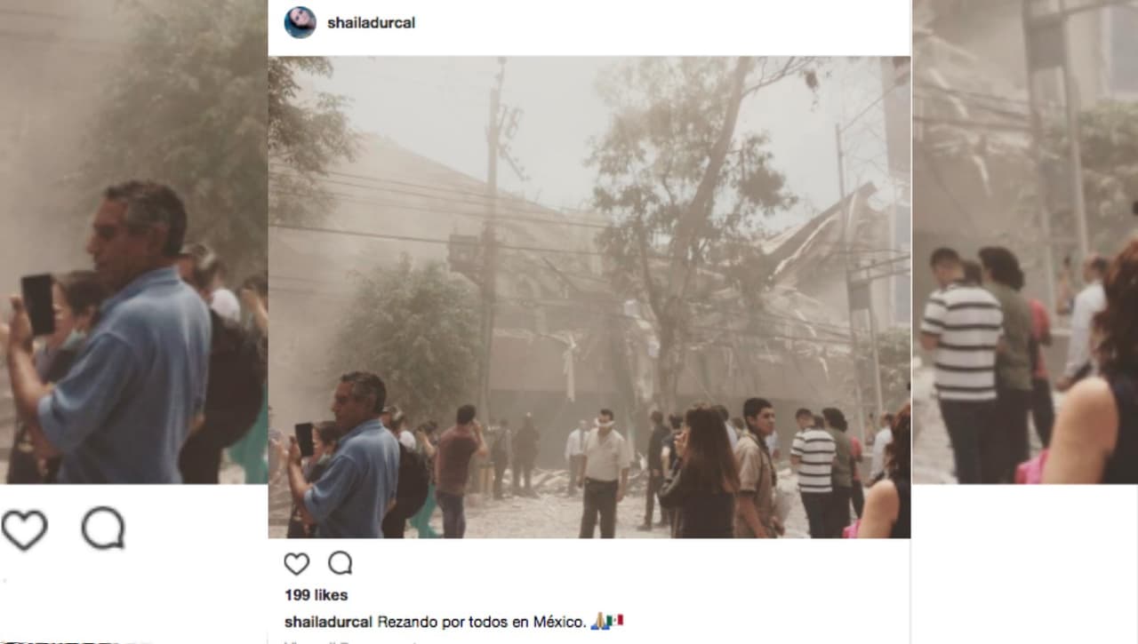 Shaila Dúrcal comenzó a rezar por todos en México, tan pronto se enteró del terremoto.