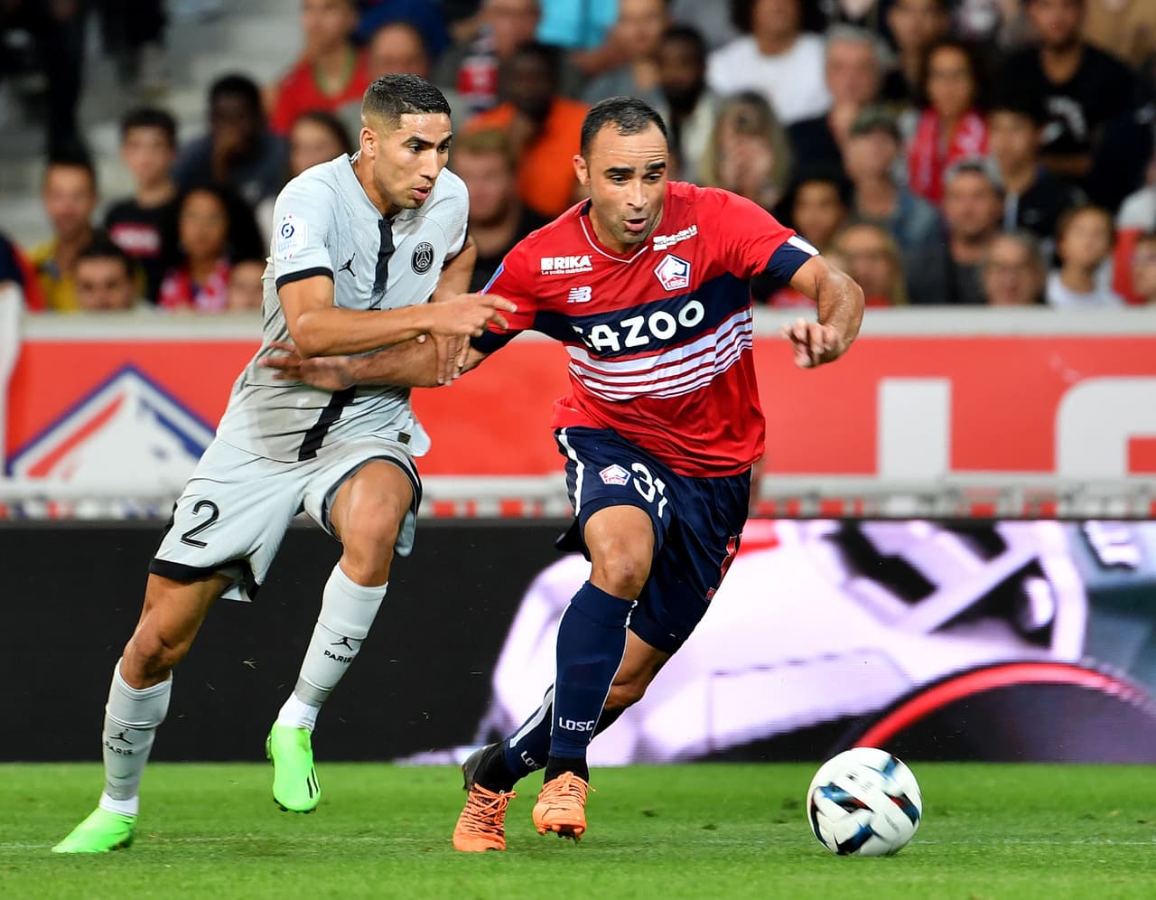 París Saint Germain se dio un festín de goles como vistante ante Lille y se afianzó como líder de la Ligue 1.