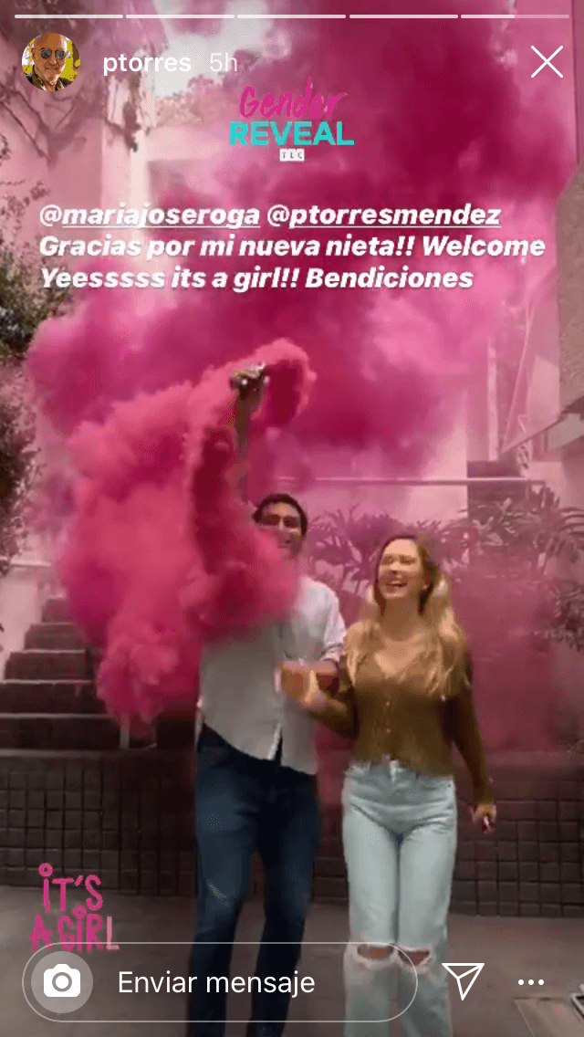 En declaraciones del pasado 8 de julio, Lucía Méndez dijo a 
<b><a href="https://www.facebook.com/DePrimeraManoImagenTV/videos/980292492428898" target="_blank">'De primera mano'</a></b> que le gustaría que su hijo tuviera una niña.
<br>