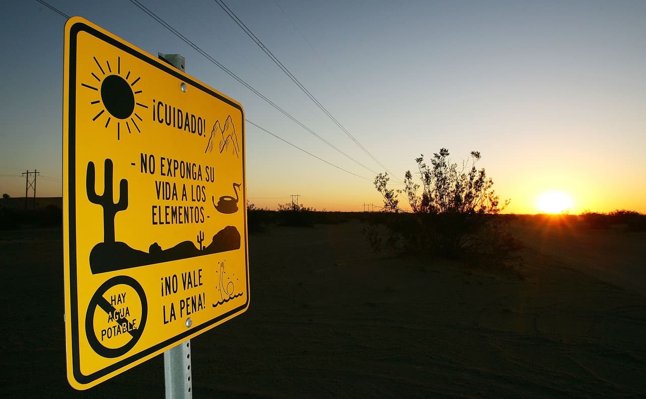 Infierno en la frontera: advierten temperaturas de 120 grados Fahrenheit en Arizona