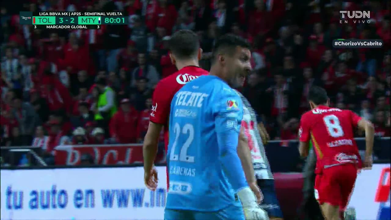 ¡TIRO ATAJADO! disparo por Nicolás Castro.