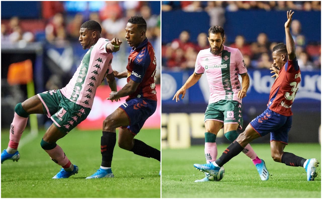 Collage En un encuentro plagado de choque y faltas, reparten puntos en el Estadio El Sadar.