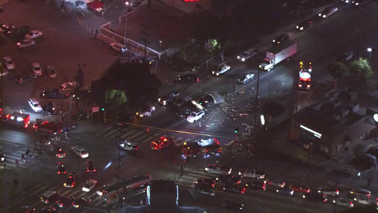 Explota camión en plena vía en Boyle Heights