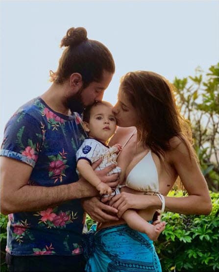 Otra de las familias jóvenes la conforman Michelle Renaud, su esposo Josué Alvarado y el pequeño Marcelo.