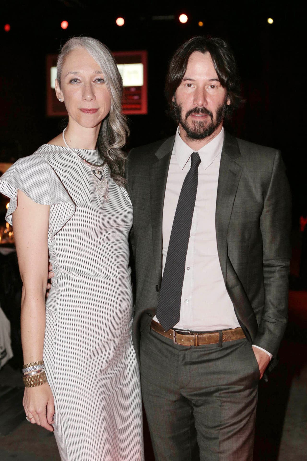 Keanu Reeves y Alexandra Grant
