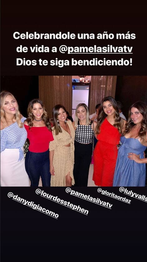Parte del elenco de El Gordo y La Flaca estuvo presente, como Clarissa Molina y Daniela Di Giacomo, quien en algún tiempo formó parte del show.