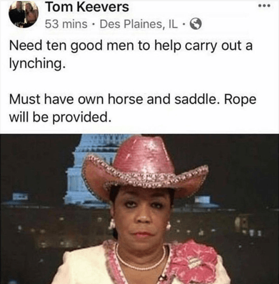 Post que está investigando el FBI sobre amenazas a congresista de Florida