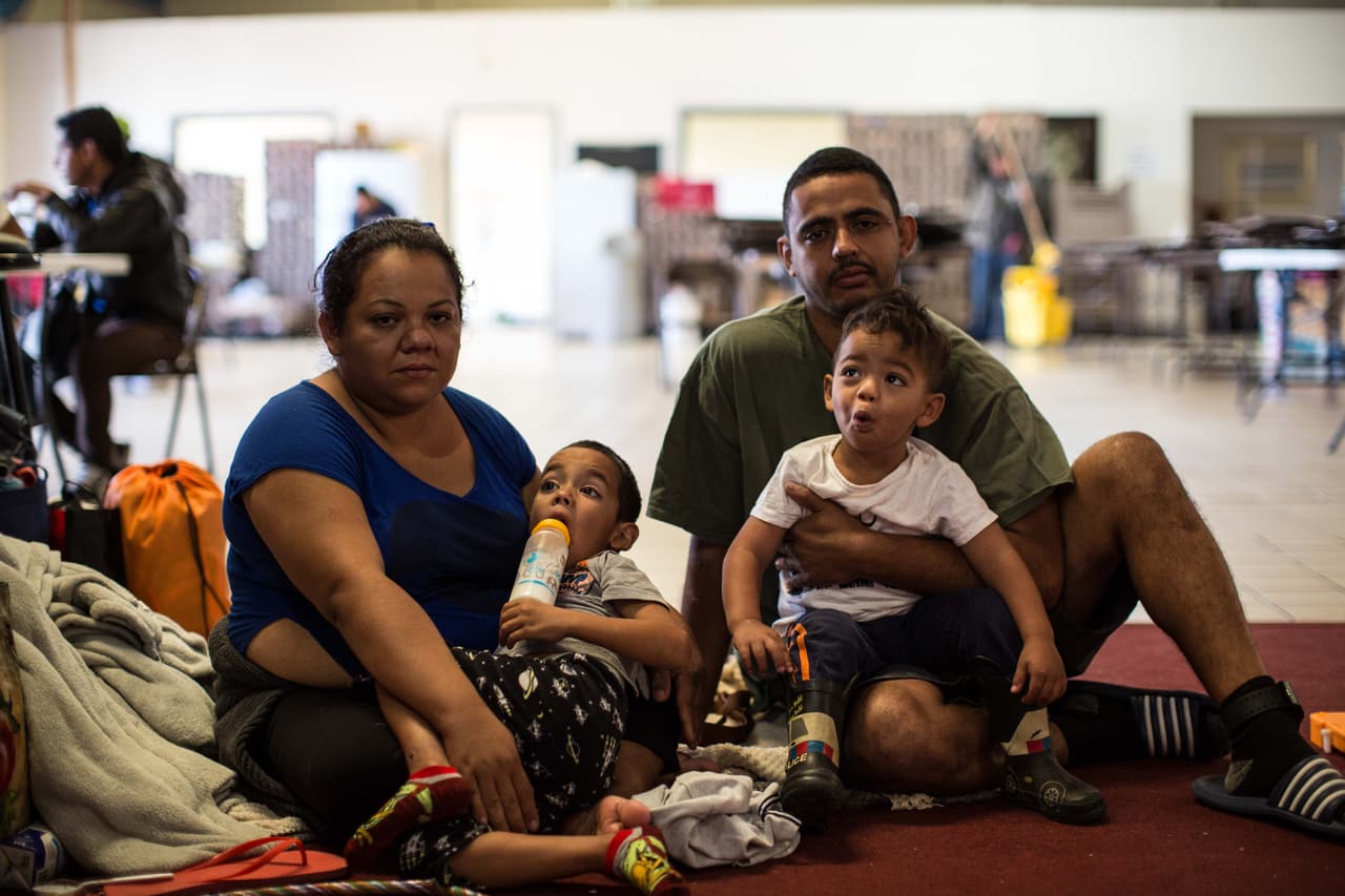 El hondureño José Luis Vindel, el padre de esta familia, ya fue deportado de EEUU en 2017. Esa vez lo echaron apenas al cruzar la frontera. Ahora volvió al país con su familia completa en busca de mejores oportunidades.
