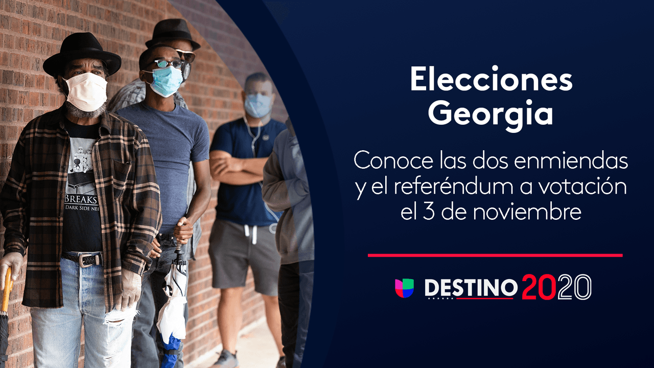 Electores en Georgia podrán votar por dos enmiendas y un referéndum en la boleta electoral