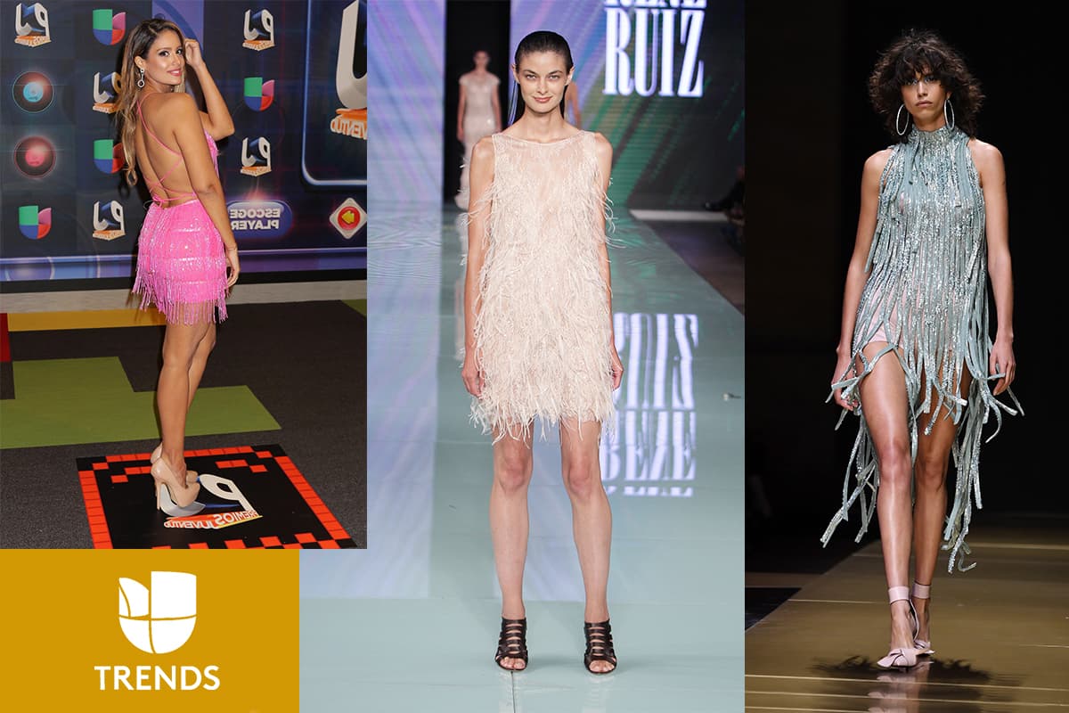 Aleyda Ortíz parece amar los flecos y el charleston de los años 20, sólo que la falda tan corta y la espalda tan escotada la alejaron del refinamiento propio de esos años. Nos hubiera gustado verla en un traje tipo 'Flapper' (de silueta recta sin corte a la cintura) en un tono pálido o uno de cuello alto y flecos que se extendieran por todas las piernas.