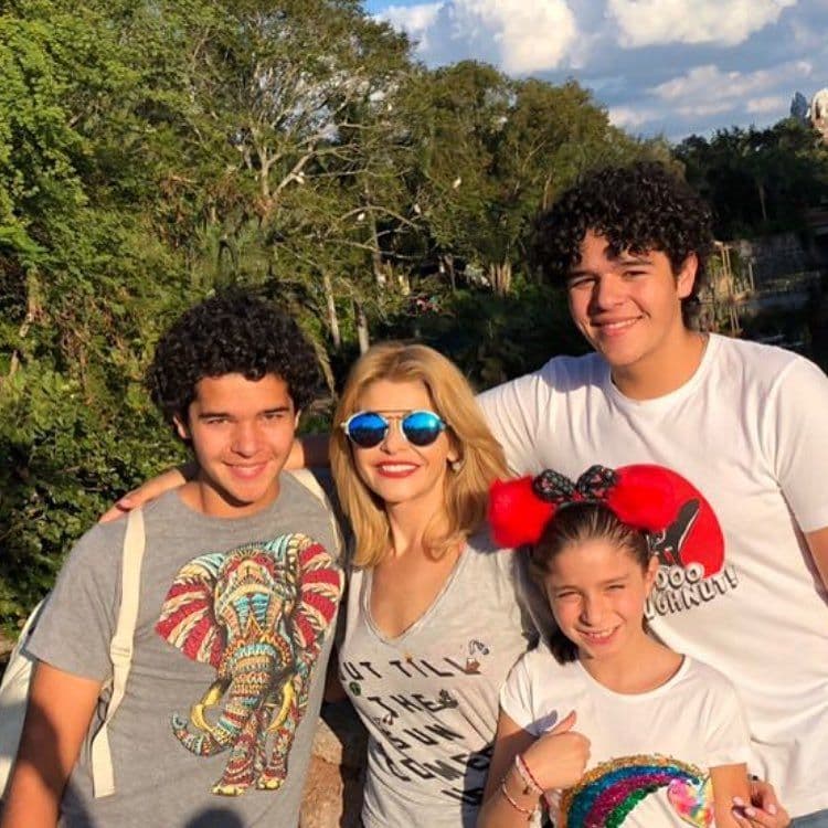 María Itatí es hija de la actriz y Carlos Cruz.