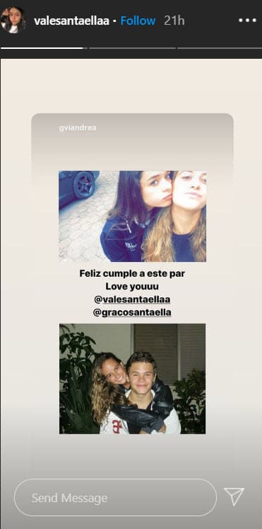 Además, compartió algunas de las felicitaciones que ha recibido en sus historias.