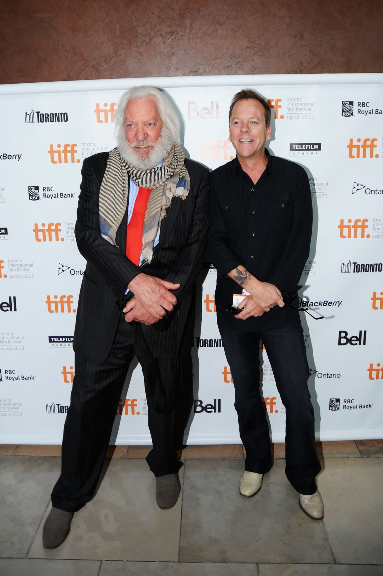 Donald y Kiefer Sutherland son parte del elenco en ‘A time to kill’, aunque en él no tienen alguna relación.