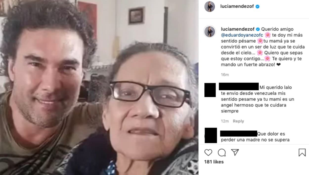 "Quiero que sepas que
<b> estoy contigo</b>": le dejó saber con esta publicación la actriz y cantante 
<b><a href="https://www.univision.com/shows/despierta-america/lucia-mendez-comparte-secretos-de-sus-grandes-amores-pero-se-molesta-al-recordar-a-eduardo-yanez-video">Lucía Méndez</a></b>.
