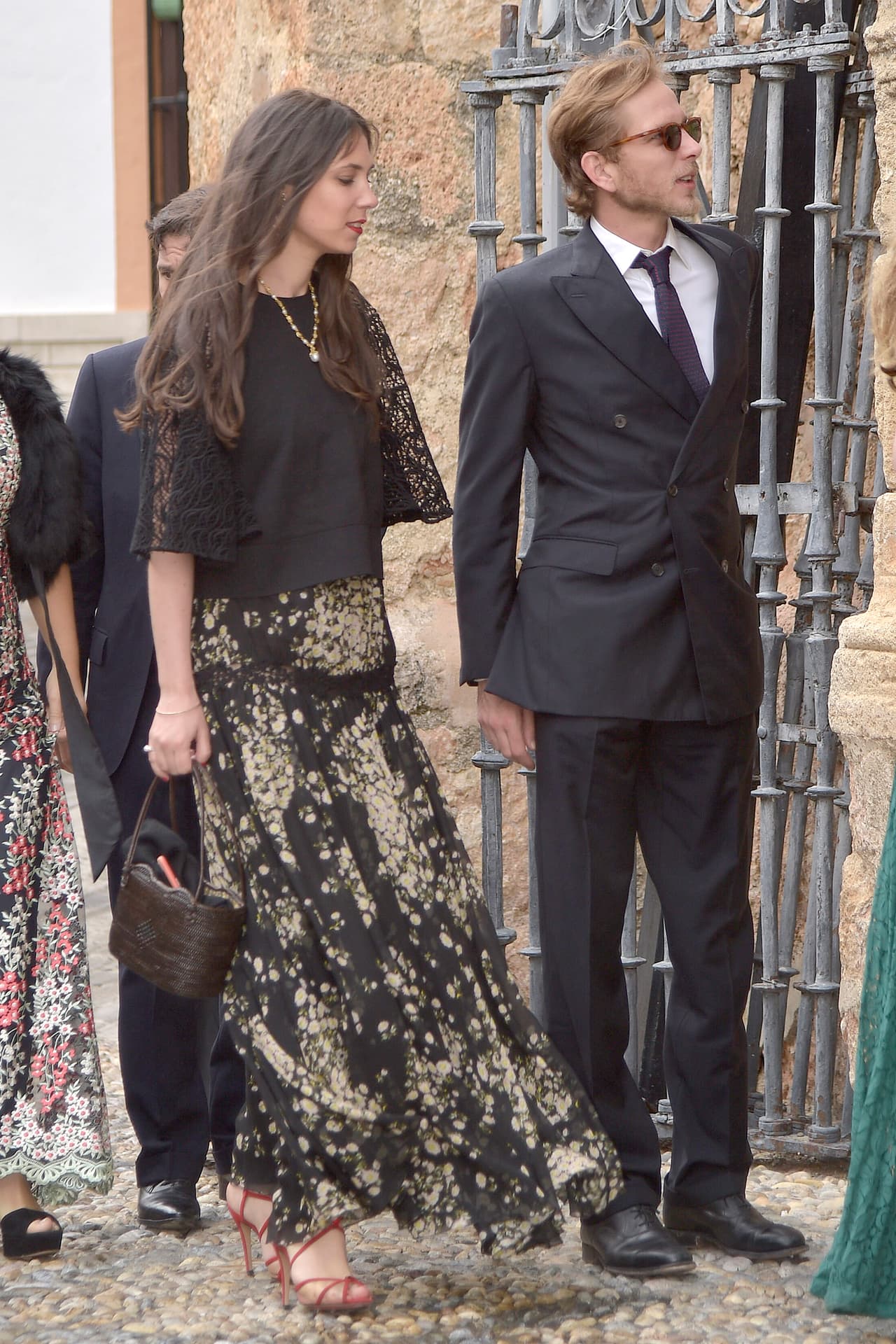 A la ceremonia también asistió la sobrina del novio, Tatiana Santo Domingo y su marido Andrea Casiraghi.