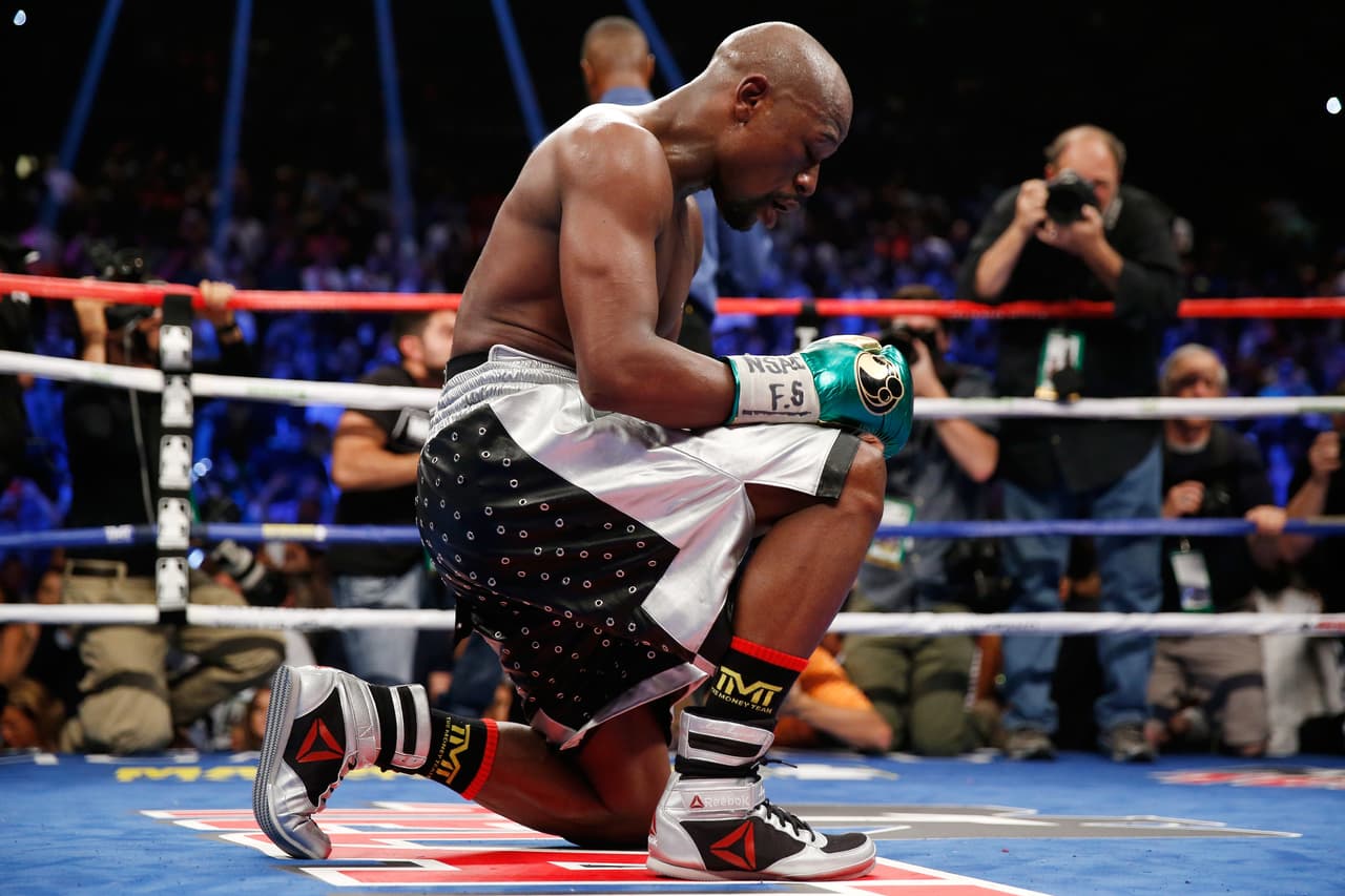 Mayweather dijo adiós al boxeo.