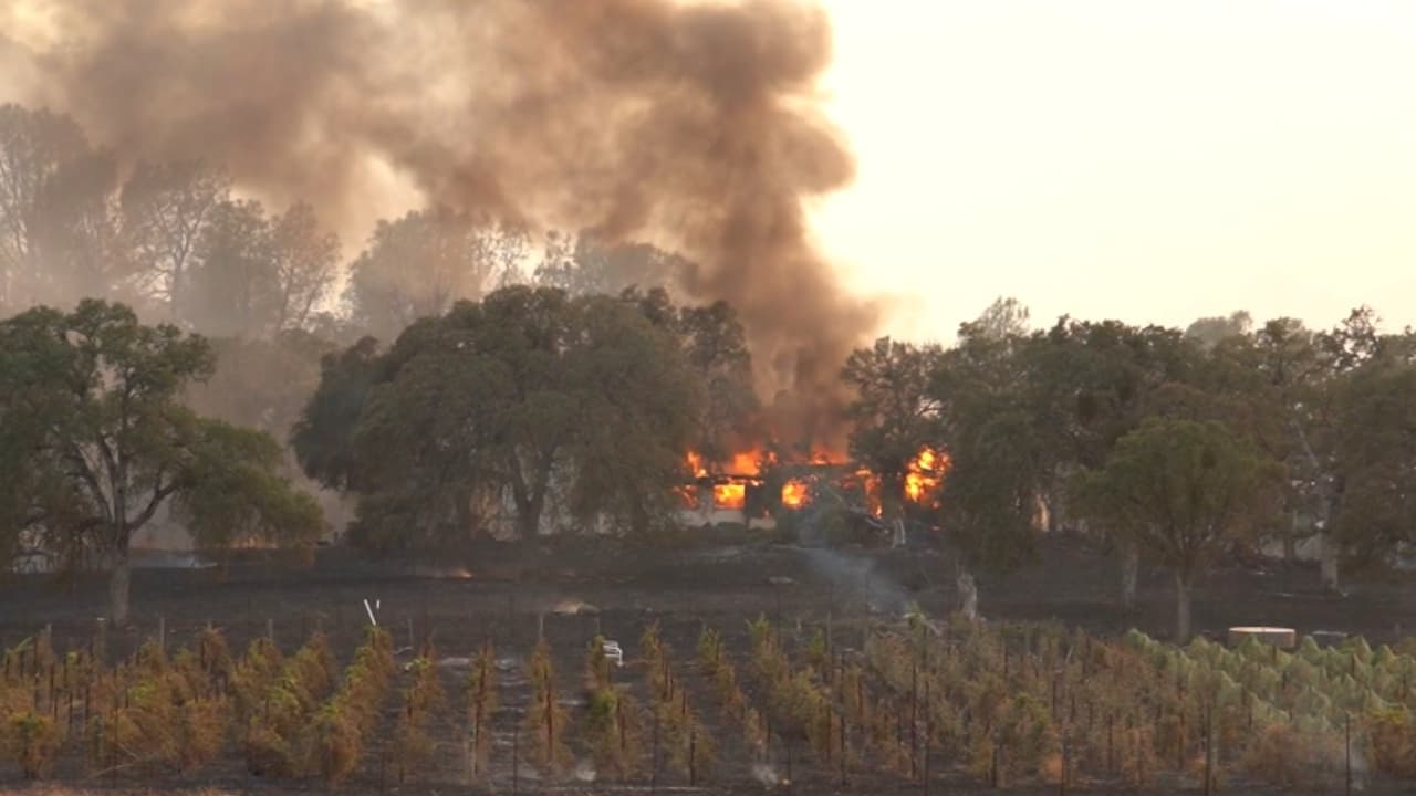 Incendio en el Condado de Calaveras consume más de 6 mil acres sin contención