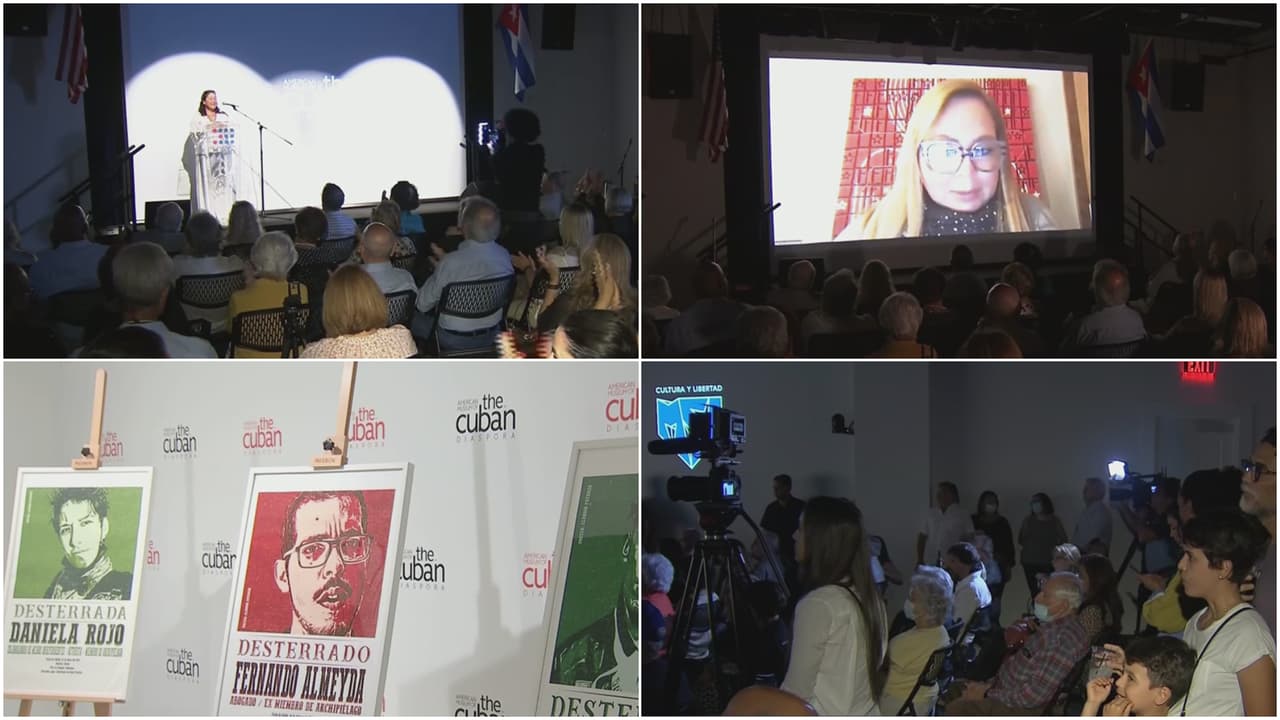 Conmemoración del 11J: rinden homenaje al Movimiento San Isidro en el Museo de la Diáspora Cubana