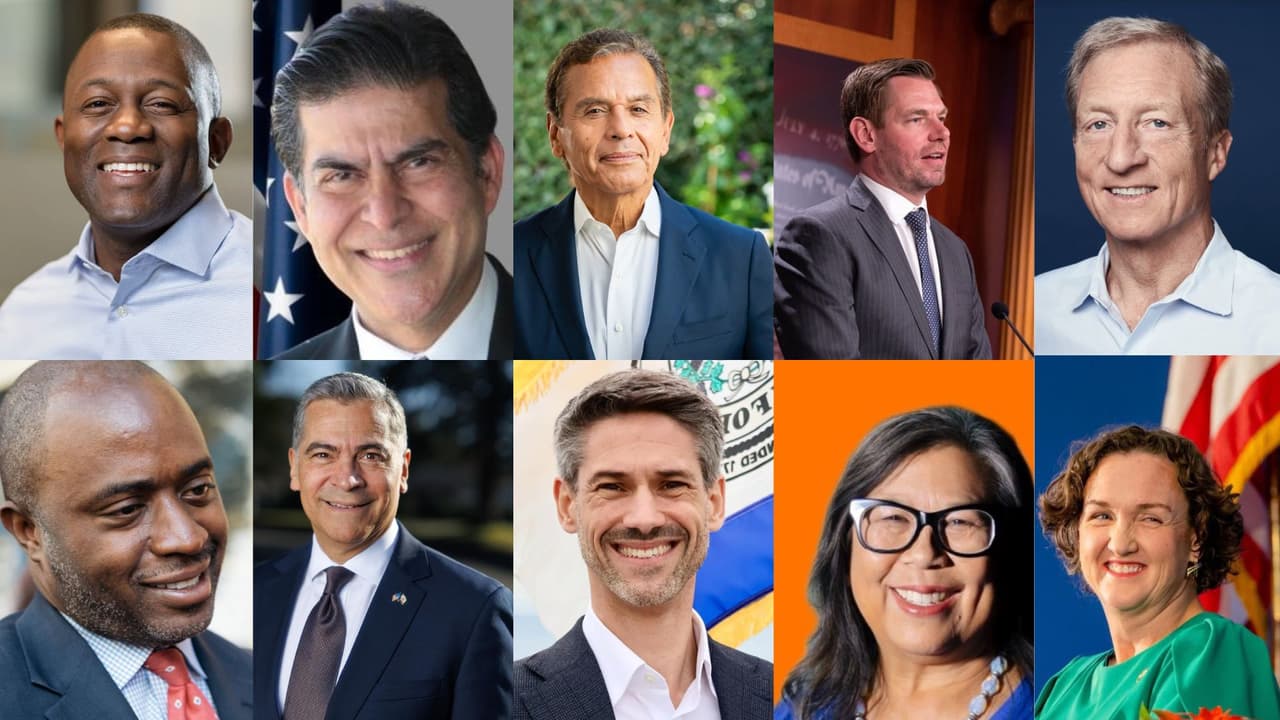 Conoce a los candidatos demócratas que buscan llegar a la Gobernación de California