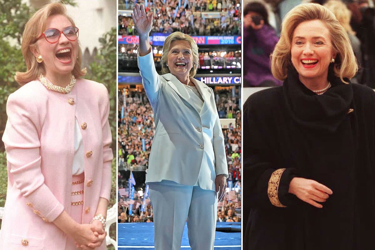 Hillary Clinton es parte importante de la historia de Estados Unidos y ha sido retratada a través del tiempo. Echa un vistazo a sus looks con el paso de los años.