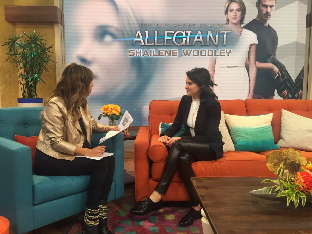 Llegó a nuestra casa Shailene Woodley.