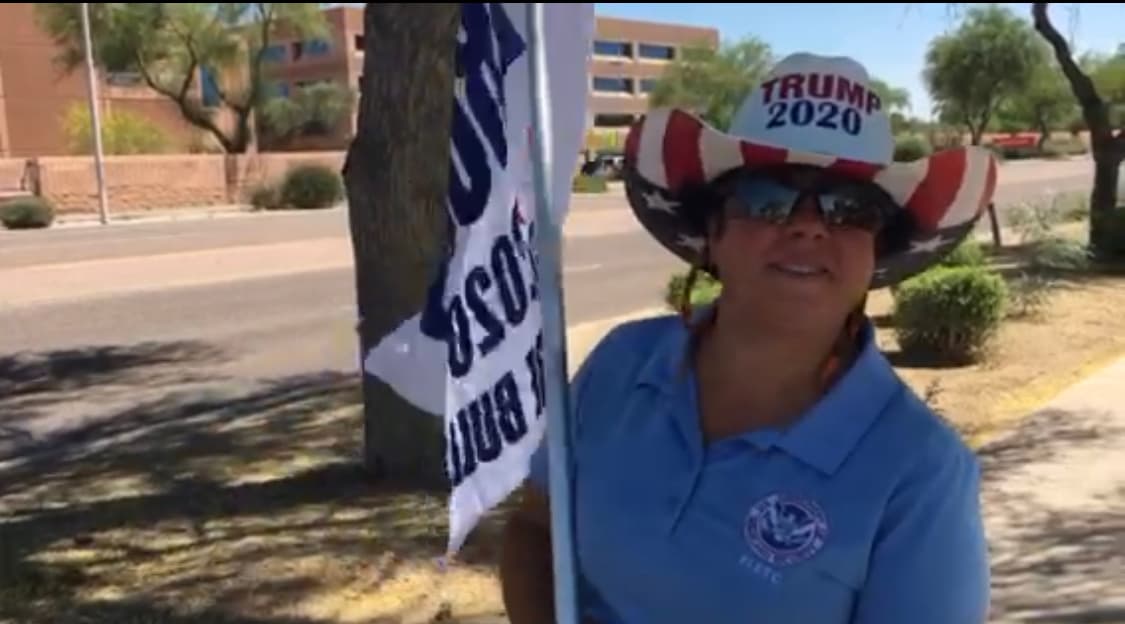 Stacy Godman, seguidora de Trump.