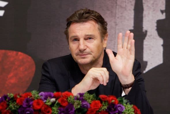 Así es como lucía Liam Neeson hace ya algunos meses.