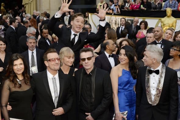 Por cierto, Bono no se ve muy contento con la bromita de Benedict, ¿verdad? Más videos de Chismes aquí.