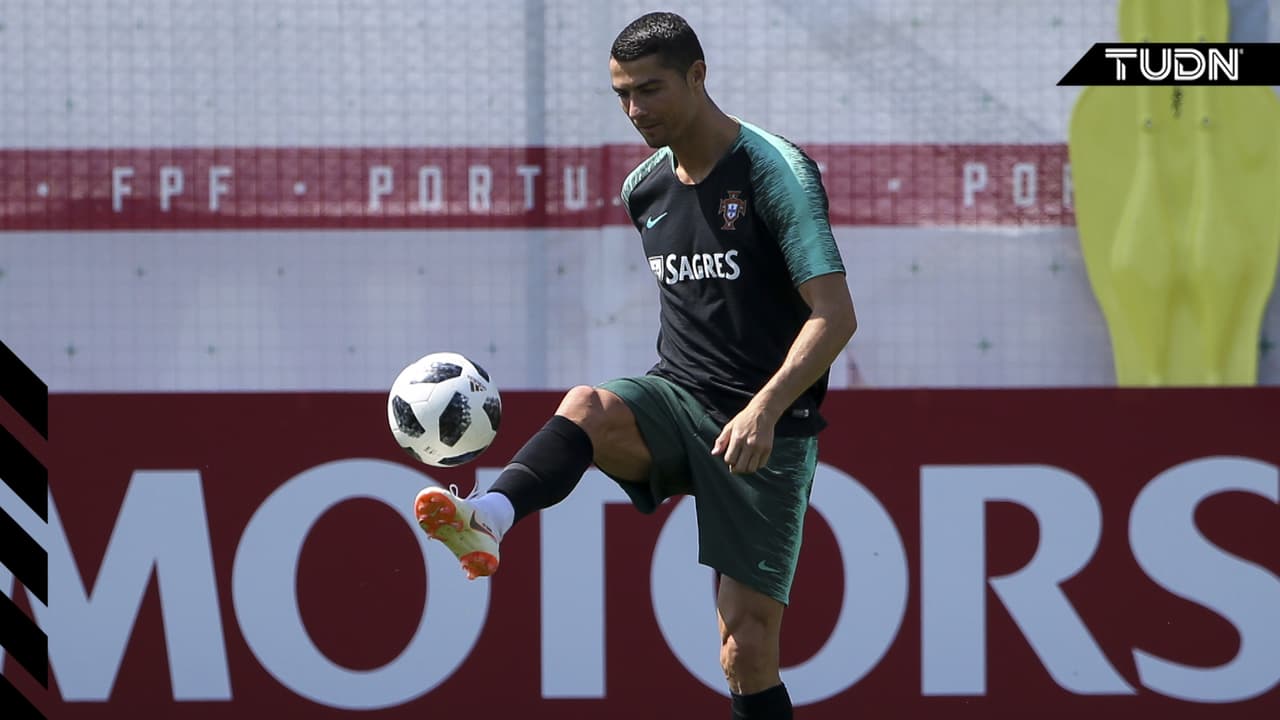 ¿Lesionado? Cristiano se entrena con normalidad en Portugal

