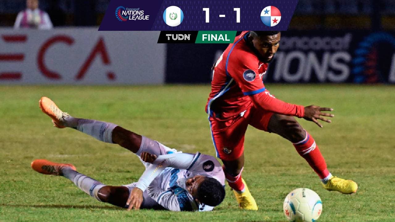 Guatemala y Panamá empatan y lideran en el Grupo 1 de la Concacaf Nations League