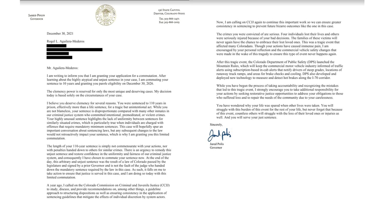 "Si bien ha comenzado el proceso de asumir la responsabilidad y reconocer los errores que llevaron a este 
<b><a href="https://www.univision.com/local/houston-kxln/presentan-mocion-para-reconsiderar-sentencia-contra-rogel-aguilera-mederos">trágico evento</a></b>, 
<b>lo invito a que asuma una responsabilidad adicional por sus acciones al buscar oportunidades de justicia restaurativa para abordar sus obligaciones con aquellos que sufrieron pérdidas y para reparar las necesidades de la comunidad <a href="https://www.univision.com/local/houston-kxln/rogel-aguilera-kim-kardashian-leyes-jared-polis-fotos">debido a su descuido</a>.</b> Se ha preguntado por qué se le perdonó la vida cuando se quitaron otras vidas. Va a luchar con esta carga por el resto de su vida, pero nunca olvide que muchos otros lucharán con la pérdida de sus seres queridos o lesiones. 
<b><a href="https://www.univision.com/local/houston-kxln/condenan-hispano-cubano-roger-aguilera-maderos-carcel-houston-texas-fotos">Usted cumplirá una sentencia justa</a></b>", concluye el documento.