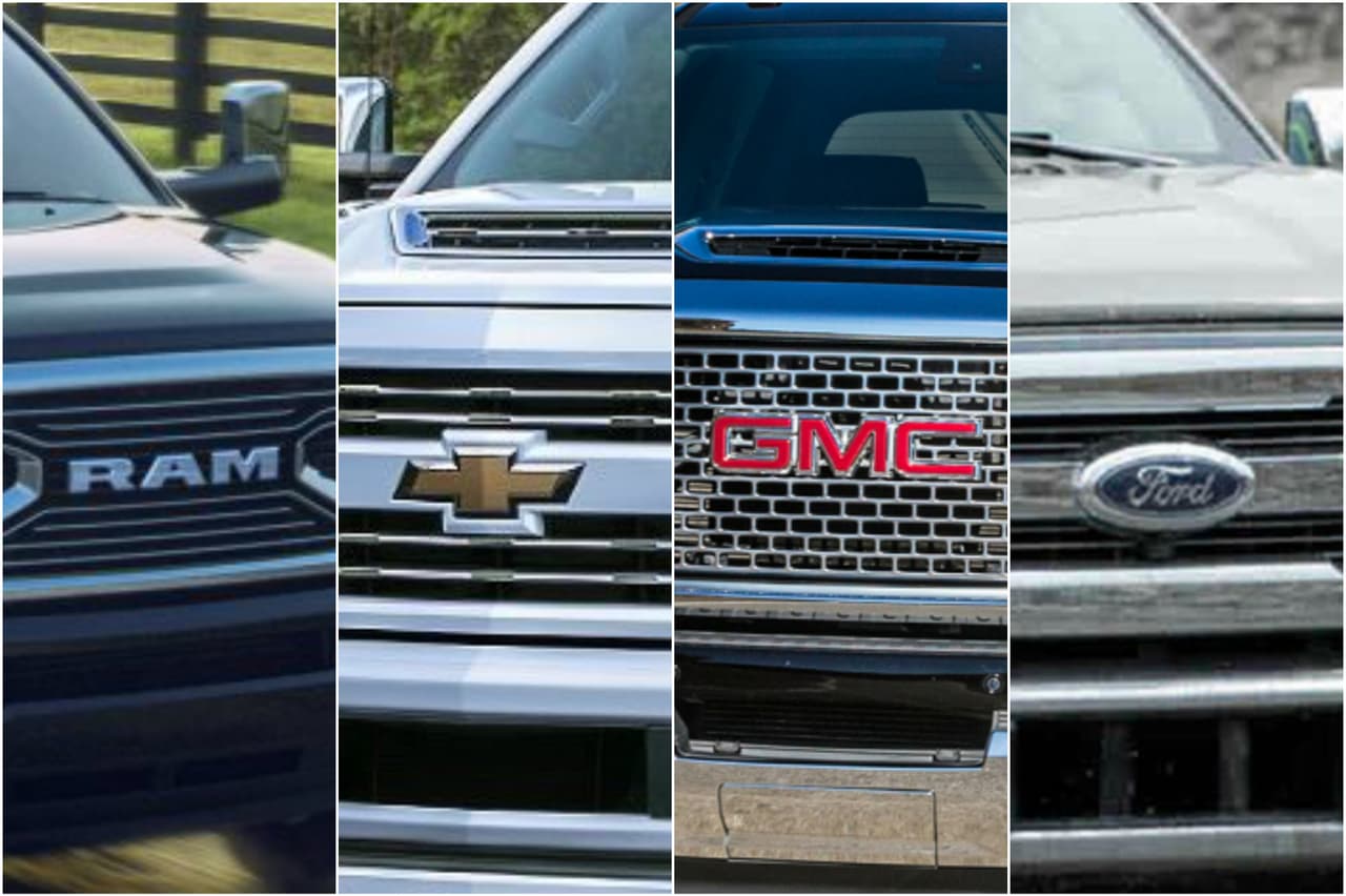 Chevrolet, Ford, GMC y Ram marcan el tope de gama en el mercado de pick ups