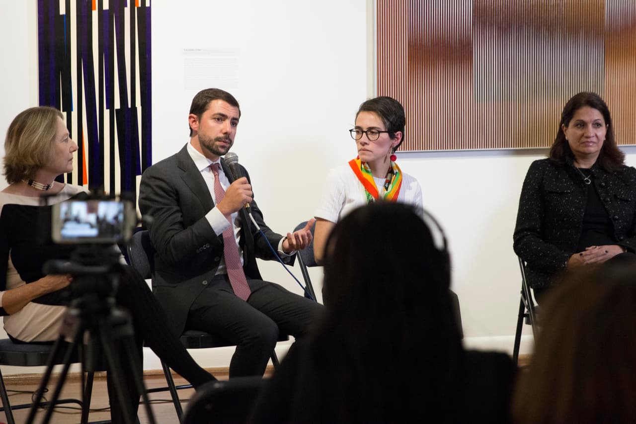 En el lanzamiento del catálogo digital del Museo de Arte de las Américas en Washington, DC.