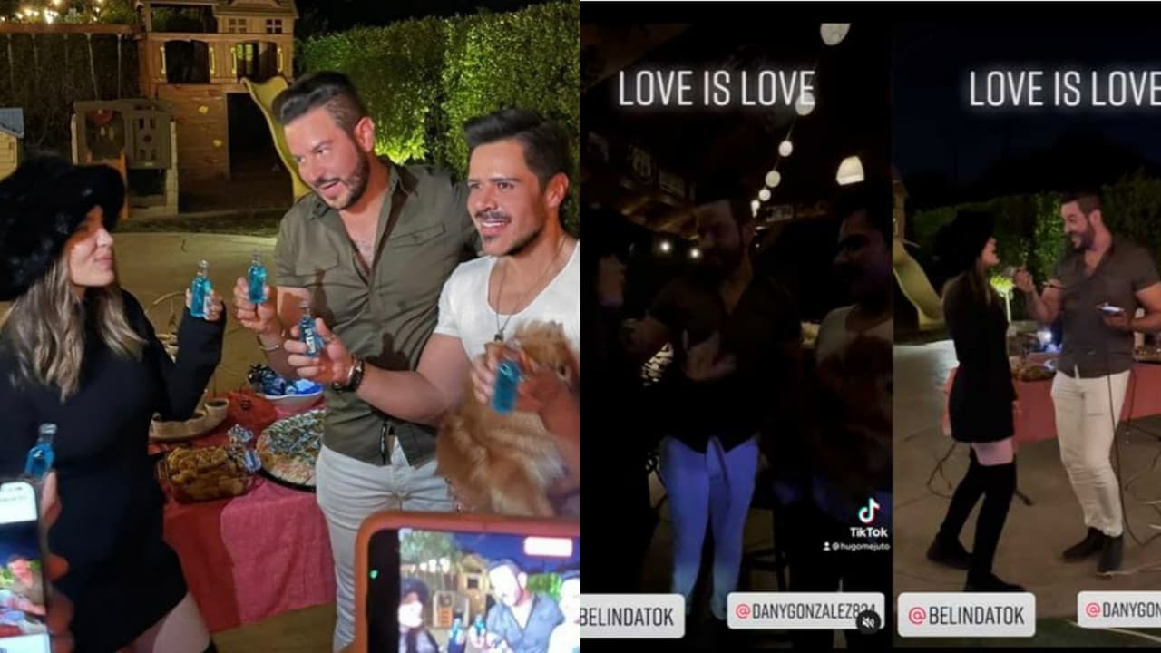 Belinda ayudó al productor Hugo Mejuto a reconciliarse con su novio.