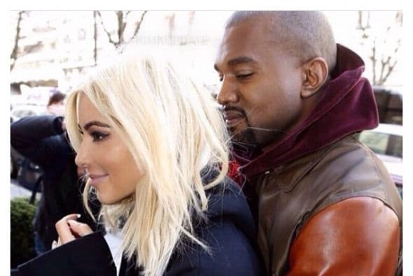 Las fotos más románticas de Kim y Kanye en la red.