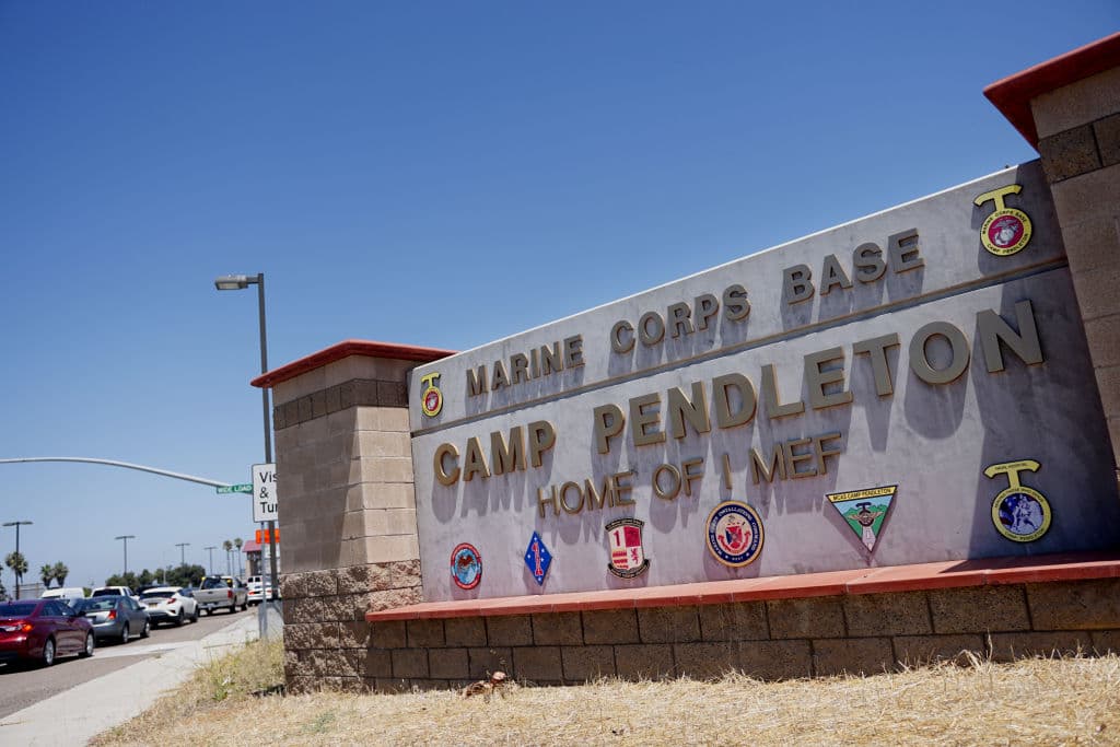 Arrestan a un marine acusado de violar a una menor en la base militar de Camp Pendleton