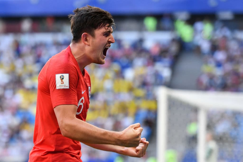 Fue el primer gol que anotó Maguire en su historia como jugador de la selección de Inglaterra.