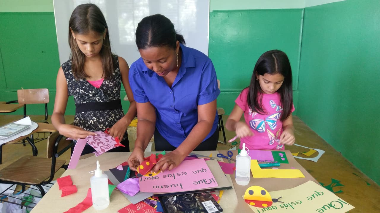 Until two years ago, Arlette was studying at Paspland, a semi-public educational center in Santiago, in the Dominican Republic.
<br>