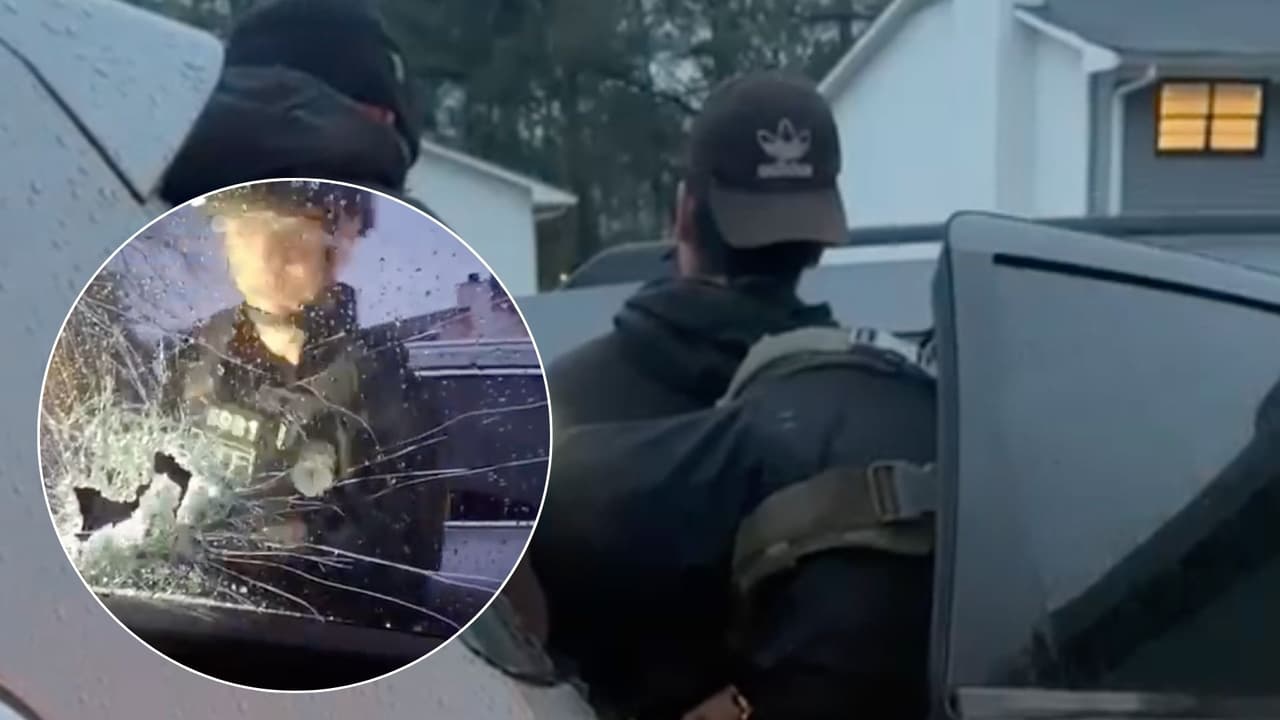 Padre mexicano graba cómo ICE rompe el vidrio de su auto para arrestarlo en Atlanta