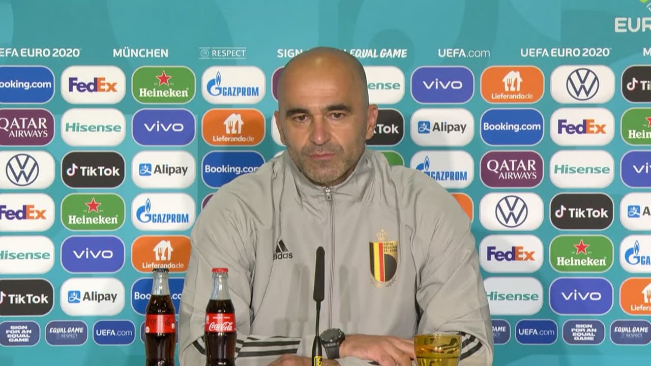 Roberto Martínez: "Hazard y De Bruyne, decisión de última hora"