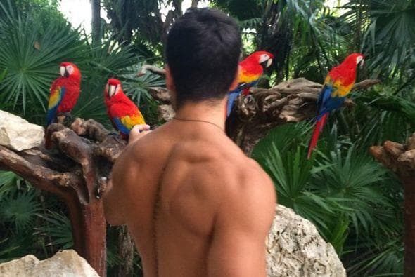 Y también disfrutaron de las playas mexicanas. Hicieron mucha promoción juntos de la serie.