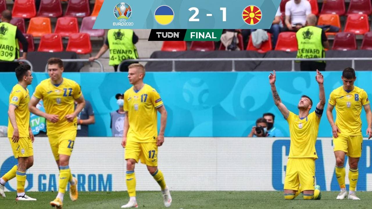 Oxígeno puro... Ucrania mantiene la vida al vencer a Macedonia