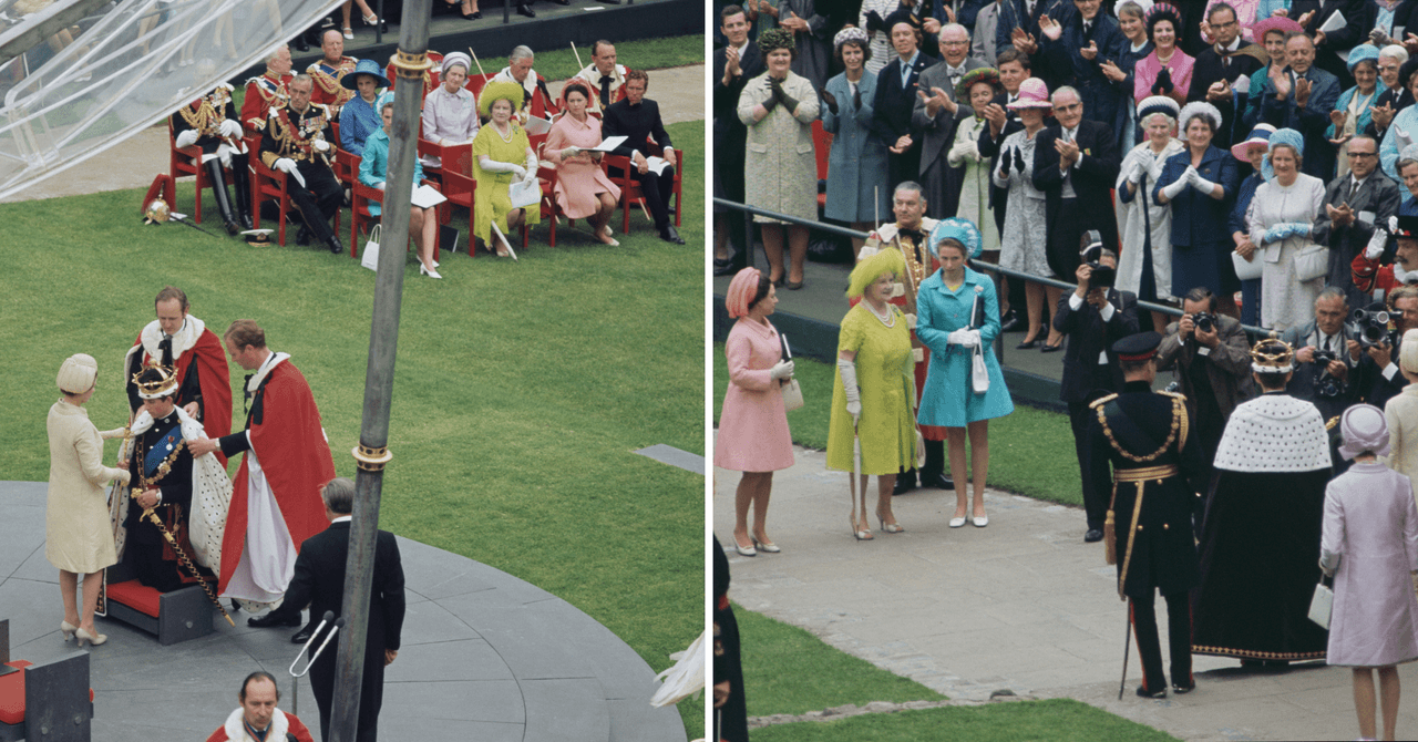 Investidura de Carlos como el príncipe de Gales