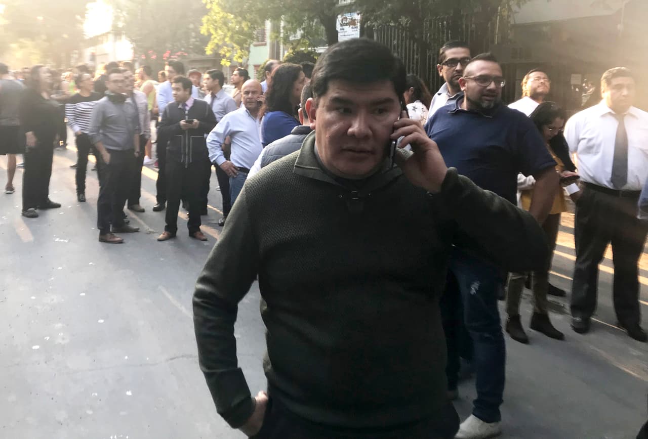 Las comunicaciones se vieron afectadas durante los minutos posteriores al temblor